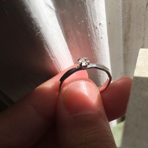 Faux diamond size 4ish ring